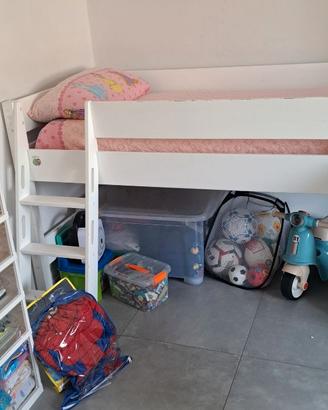Letto con scivolo per camerette bimbo/a