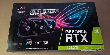 Rtx 3060ti 8gb asus rog strix