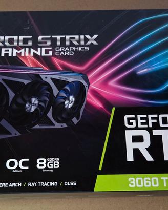 Rtx 3060ti 8gb asus rog strix