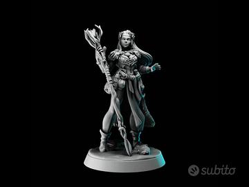 Druida miniatura Dungeons Dragons da dipingere