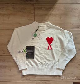 maglione bianco  Ami Paris|Taglia M|Nuovo con cart
