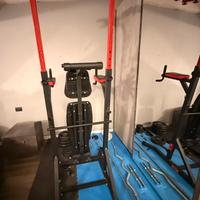 Panca romana trazioni + accessori palestra