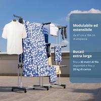 Stendibiancheria a torre estensibile KASANOVA