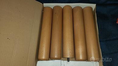 Piedi in legno di faggio per rete in legno ortoped