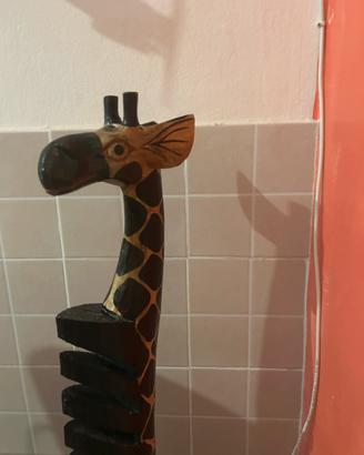 Giraffa di legno
