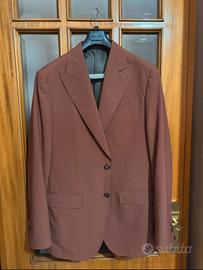 Abito colore ruggine, giacca + pantalone