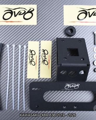 Portatarga corto AVDB KAWASAKI ZX6R 636 2019 2026