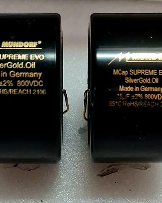 Mundorf Supreme EVO Silver Gold Oil 15 µF  600 V