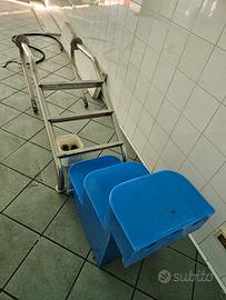 scala piscina acciao + scala pvc
