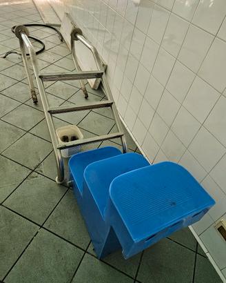 scala piscina acciao + scala pvc