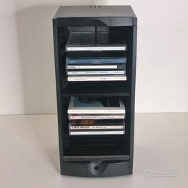 Porta CD in plastica contenitore torre a 20 posti