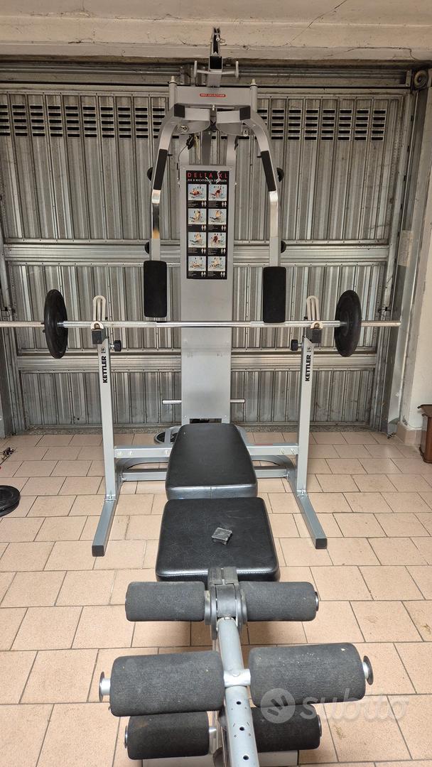 FASPUP Lat Machine Per Palestra Casa - Puleggia Multifunzione Con Cavo, Barra E Accessori - Foto 14