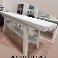 Lettino e lampada per estetica