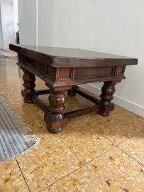 Tavolino in legno massello artigianale