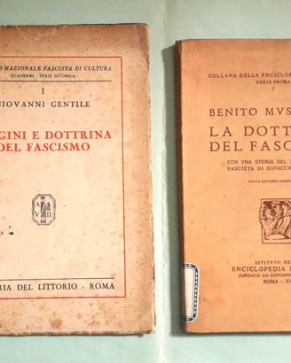 Gentile/Mussolini ORIGINI E DOTTRINA DEL FASCISMO