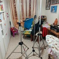 Stativo per microfono   acciaio inox