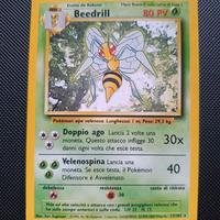 Carta Pokemon Beedrill 17/102 set base Miscut