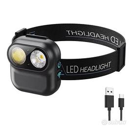 potente lampada da pesca, casco ed escursioni