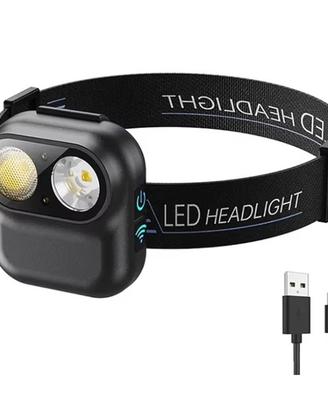 potente lampada da pesca, casco ed escursioni