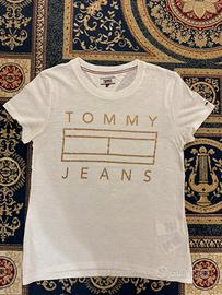 Maglia Tommy Jeans da donna, taglia S, 100% cotone