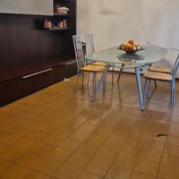 TAVOLO DESIGN ACCIAIO E CRISTALLO 