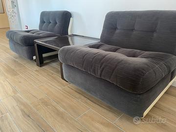 Set poltrone e tavolino Amanta Mario Bellini