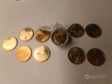 Raro dollaro Sacagawea anno 2000 color oro 