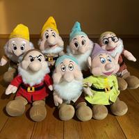 Set Completo 7 Nani - Peluche Disney I Sette Nani