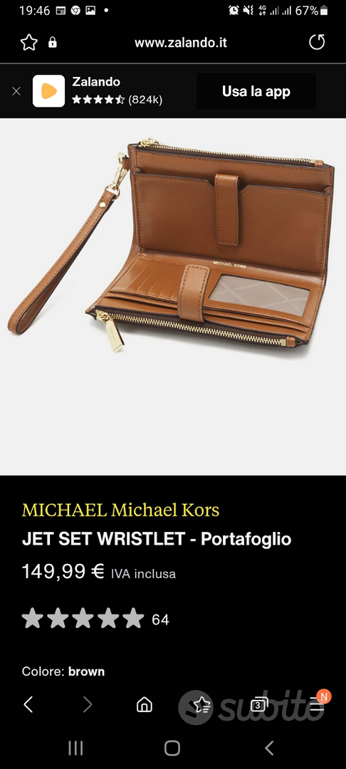 Portafoglio uomo michael kors on sale zalando