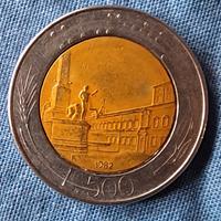 500 lire bimetalliche 1982