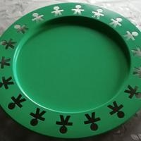 Vassoio Alessi Girotondo verde