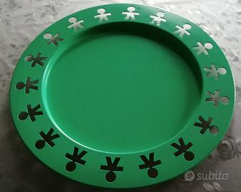 Vassoio Alessi Girotondo verde