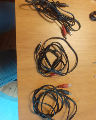 Cavi audio video vari a 1-2-3 pin
