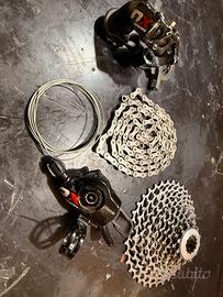 Cambio Sram XO 10v con cassetta 10-36