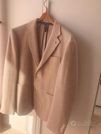 Giacca / Blazer da uomo di lana – Beige / Cammello