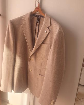 Giacca / Blazer da uomo di lana – Beige / Cammello