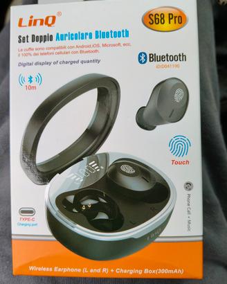 Cuffie bluetooth nuove con comandi touch