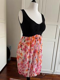 Abito Motivi gonna a palloncino in fantasia