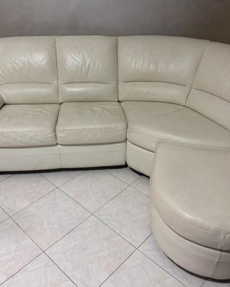 Divano in vera pelle max relax