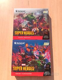 Magic Marvel 2 Scene Box Bundle Heroes + Villains