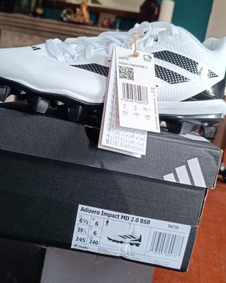 Tacchetti Baseball Adidas nuovi 38/39