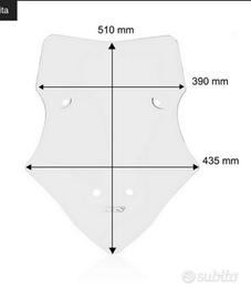 Cupolino maggiorato WRS per Ducati Multistrada V4