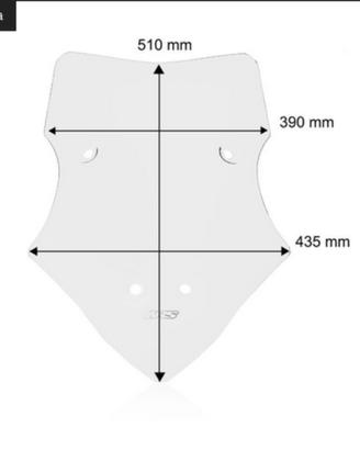 Cupolino maggiorato WRS per Ducati Multistrada V4