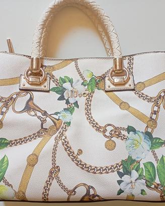 Liu-Jo borsa a mano mod.Manhattan Satchel bianca.