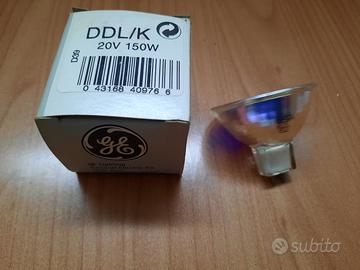 Coppia Lampada Alogena GE DDL/K 20V 150W