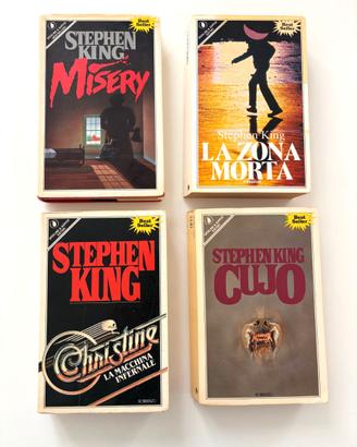 Lotto 4 Libri Stephen King prima edizione