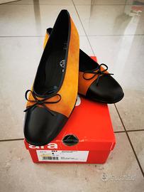 Ballerine ara color senape/nero nr. 41