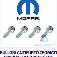 Bulloni Antifurto cromati jeep renegade