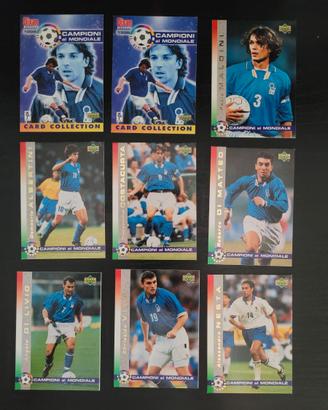 Lotto di 16 card Campioni al mondiale Dixan NM