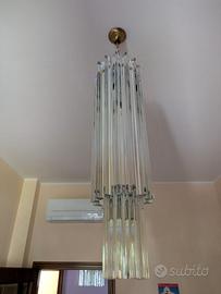 Lampadario in vetro di murano